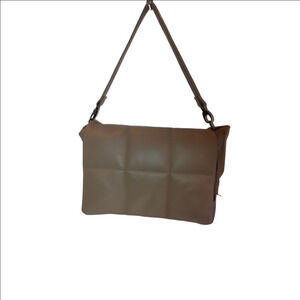 sondra roberts squared quilted leather bag